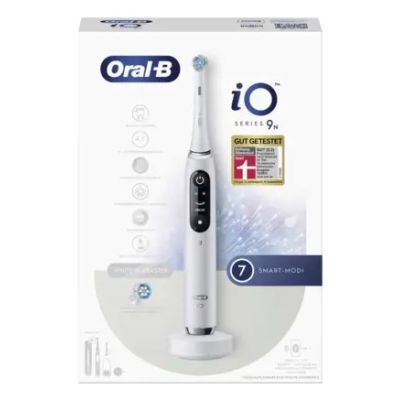 3. Oral-B iO Series 9 White Alabaster - szczoteczka do zębów