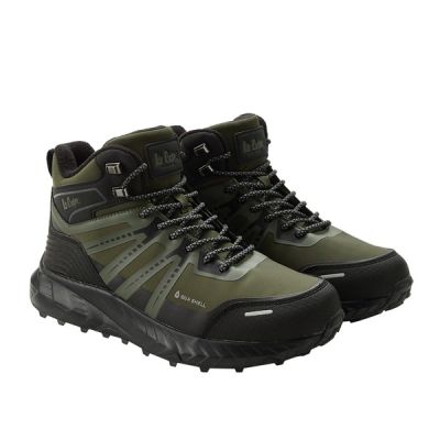 5. Lee Cooper buty męskie zimowe trekkingowe ocieplane wodoodporne zielone