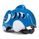 3. Kask rowerowy dziecięcy Wozinsky  motyw dinozaur 52-56 cm - niebieski
