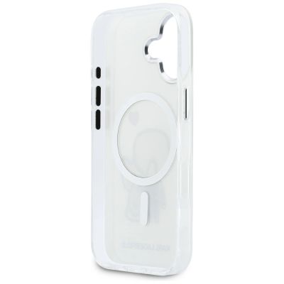 7. Etui Karl Lagerfeld Karl & Choupette Back MagSafe na iPhone 17 - przezroczyste