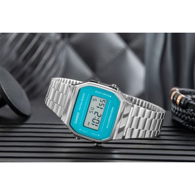 6. Zegarek Męski CASIO VINTAGE A168WEM-2EF + BOX