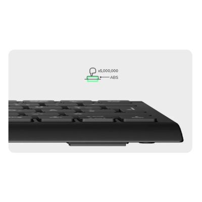 2. KeySonic KSK-5011ELC (DE) klawiatura Dom USB QWERTZ Niemiecki Czarny
