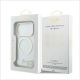 8. Etui Guess IML Script Metal MagSafe na iPhone 18 Pro Max / 17 Pro Max - przezroczyste