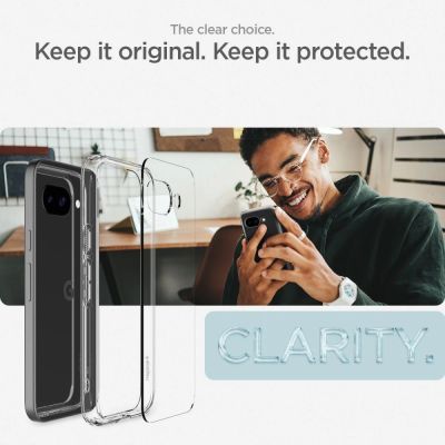 10. Etui Spigen Ultra Hybrid na Google Pixel 9A - przezroczyste