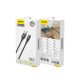 2. Kabel Dudao 3A 30W L3SL USB-A - Lightning w oplocie 1,2m - czarny