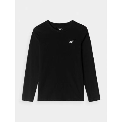 5. Longsleeve regular gladki dziewczęcy 4F Junior 4FJWMM00TLONF318-20S