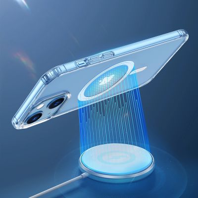 4. Dux Ducis Clin magnetyczne etui do iPhone 14 Plus kompatybilne z MagSafe przezroczysty