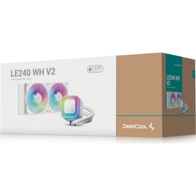 13. DeepCool LE240 WH V2 Procesor Chłodnica cieczy all-in-one 12 cm Biały 1 szt.