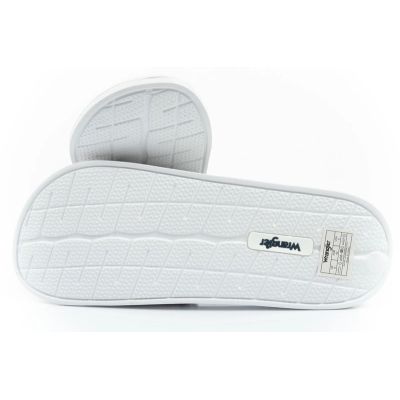 9. Wrangler klapki sportowe męskie Averell Slider wygodne laczki białe