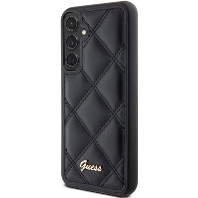 2. Etui Guess Quilted Metal Logo na Samsung Galaxy S23 FE - czarne