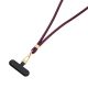 6. Smycz do smartfona 3mk EasyClip Elite - bordowa