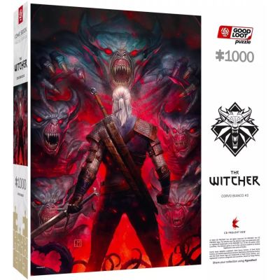 3. Puzzle Good Loot: The Witcher - Corvo Bianco, 1000 elementów