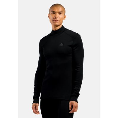 5. Koszulka męska Odlo BL TOP turtle neck l/s ACTIVE WARM ECO roz. M Czarna