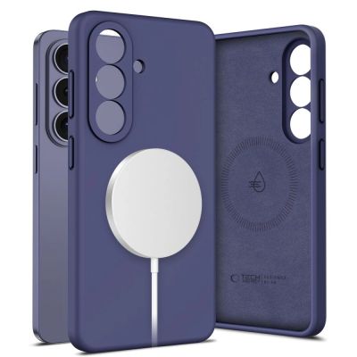 Etui Tech-Protect Silicone MagSafe na Samsung Galaxy S26 - fioletowe