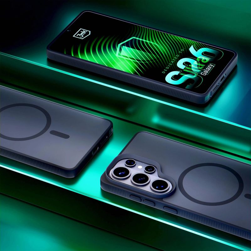 7. Etui 3mk Smoke MagCase na Samsung Galaxy S26 Ultra - szare-półprzezroczyste