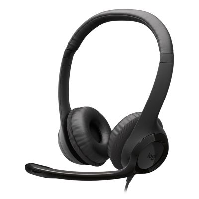 6. Logitech H390 USB Zestaw słuchawkowy Przewodowa Opaska na głowę Połączenia/muzyka USB Type-C Czarny