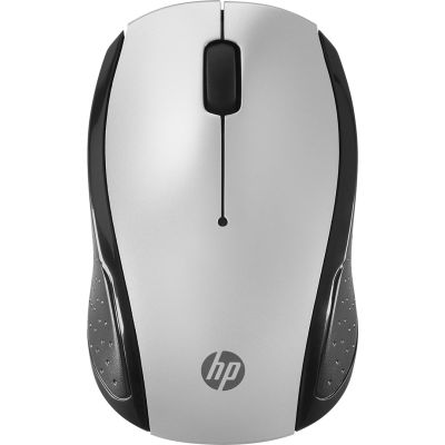 11. Mysz HP Wireless Mouse 200 Pike Silver bezprzewodowa srebrno-czarna 2HU84AA