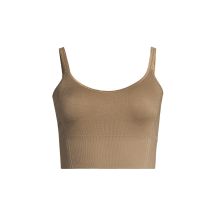 Top damski CASALL Shiny Seamless Rib Top kolor zielony