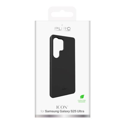 10. Etui silikonowe Puro Icon do Samsung Galaxy S25 Ultra - czarne