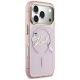 4. Etui Karl Lagerfeld IML Choupettes Karl  Script Logo MagSafe na iPhone 17 Pro Max - różowe