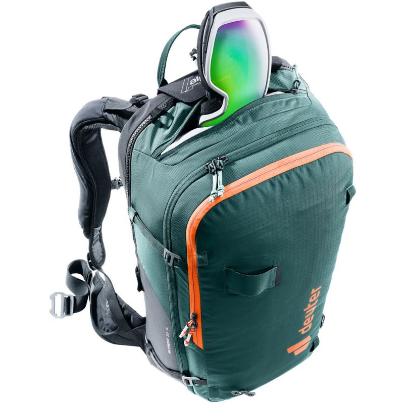 8. Deuter ALPROOF 30 SL plecak Czarny, Zielony Denim, Poliamidowy, Poliester