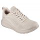10. Buty Skechers Memory Foam BOBS Squad Chaos W 117209 NUDE