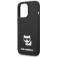 6. Etui Karl Lagerfeld Silicone Choupette Body na iPhone 14 Pro Max - czarne