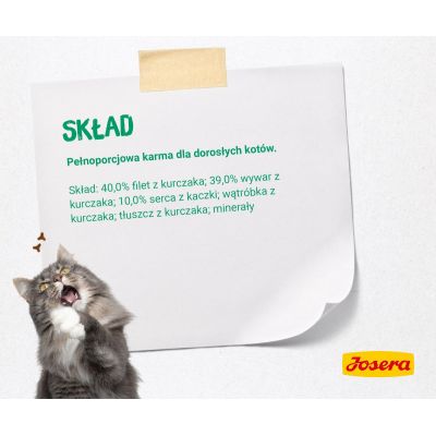 4. Josera Filet kurczak z kaczką - saszetka 85g
