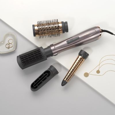 7. Suszarko-lokówka do włosów Babyliss AS136E (1000W; kolor złoty)