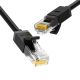 2. Ugreen kabel sieciowy internetowy LAN Ethernet U/UTP Cat. 6 1000Mb/s 8m czarny (NW102)
