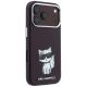 5. Etui Karl Lagerfeld Smooth Choupette Sketch MagSafe na iPhone 17 Pro / 18 Pro - burgundowe