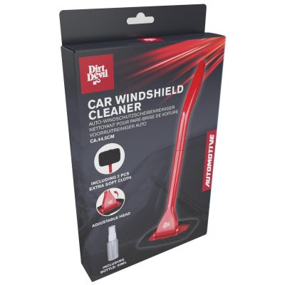 4. ŚCIĄGACZKA WODY Z SZYB I LUSTER Z RĄCZKĄ I SPRYSKIWACZEM 30 ML DIRT DEVIL