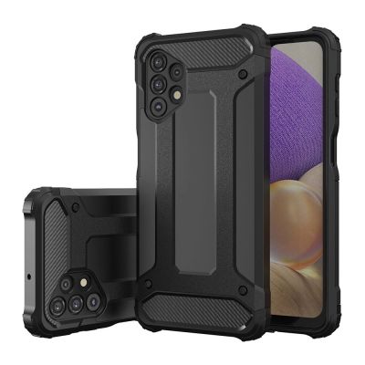 2. Hybrid Armor pancerne hybrydowe etui pokrowiec Samsung Galaxy A32 5G złoty