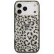 3. Etui Guess IML Leopard Glitter Triangle Logo MagSafe na iPhone 17 Pro Max / 18 Pro Max - czarne