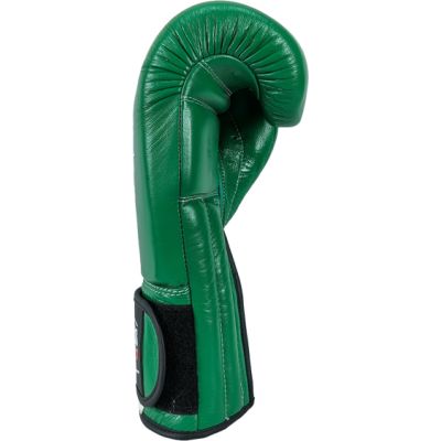16. Rękawice bokserskie skórzane RBT-GREENSTRIKE 12 oz zielone