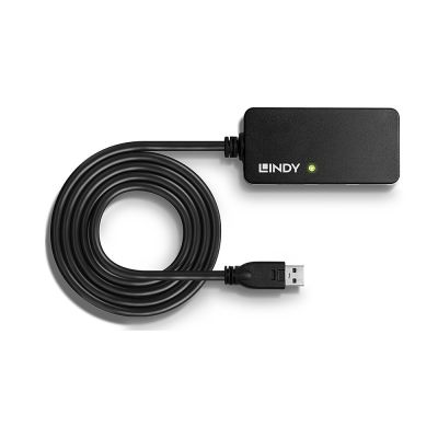 3. Lindy 43159 huby i koncentratory USB 3.2 Gen 1 (3.1 Gen 1) Type-A 5000 Mbit/s Czarny