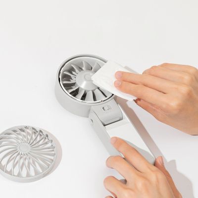 10. Mini wentylator Jisulife Handheld Fan Life7 3600mAh przenośny wiatraczek USB - szary