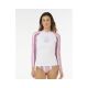 Lycra damska RIP CURL Coastal Instinct Upf Ls Rv biała