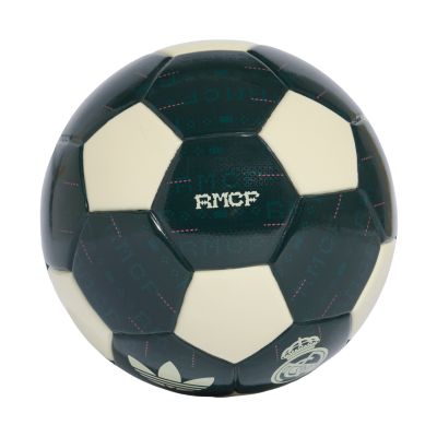 2. Piłka nożna adidas Real Madrid Away Mini czarno-beżowa KC9700