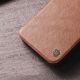 16. Nillkin Qin skórzana kabura etui Samsung Galaxy A73 brązowy