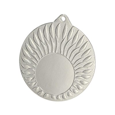 3. Medal srebrny ogólny z miejscem na emblemat 25 mm - stalowy