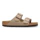 14. Klapki męskie brązowe Birkenstock Arizona Tabacco Brown narrow wąskie (0352203)