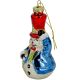 3. BOMBKA SZKLANA FORMÓWKA BAŁWAN SASKA GIFT & DECOR