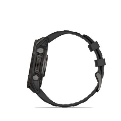 7. Garmin fenix 8 3,56 cm (1.4") AMOLED 47 mm Cyfrowy 454 x 454 px Ekran dotykowy Czarny Wi-Fi GPS