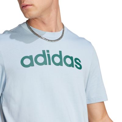 12. Koszulka  adidas Essentials Single Jersey Linear Embroidered Logo Tee M IJ8651