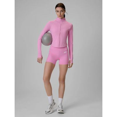 3. Bluza treningowa slim szybkoschnąca damska 4F 4FRSS26TFSWF0949-56S