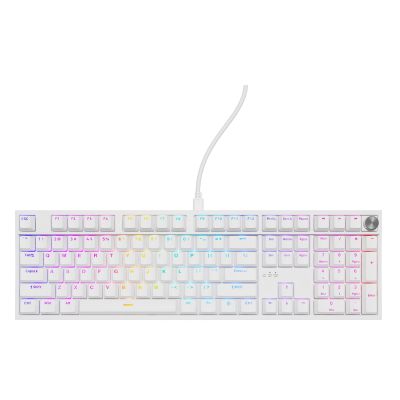 2. Klawiatura GENESIS THOR 404 uniwersalne USB QWERTY Angielski Biały