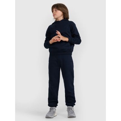 6. Bluza dresowa nierozpinana z kapturem chłopięca 4F 4FJWMM00TSWSM1860-31S