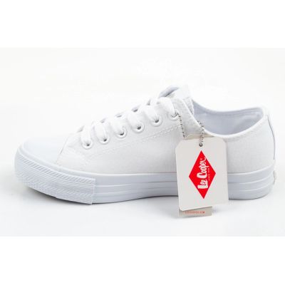 3. Lee Cooper buty sportowe damskie trampki modne białe wygodne