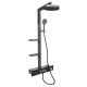 SHOWER SET DOMOLETTI METAL GREY